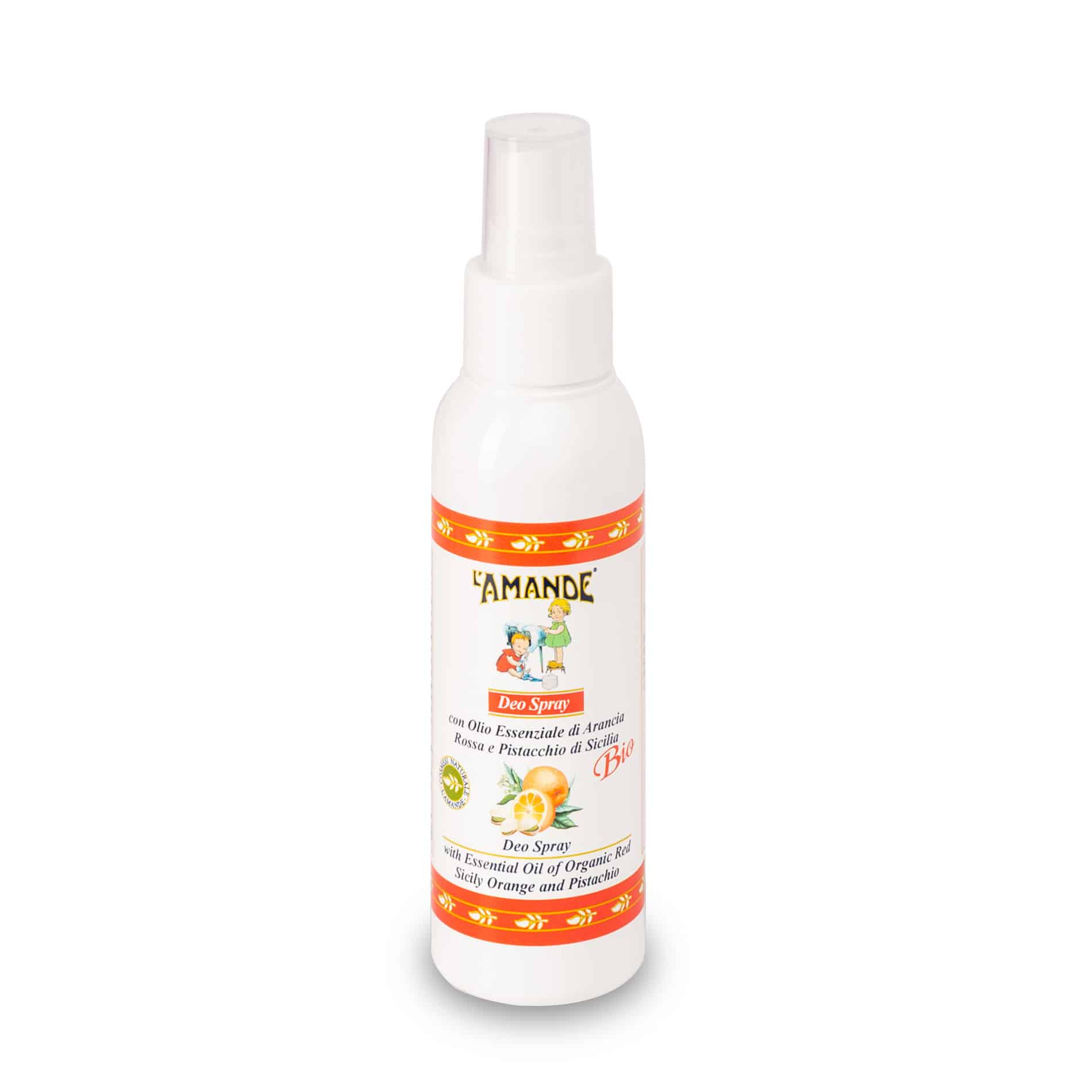 L'amande Deo Spray Arancia rossa e Pistacchio di Sicilia Novità
