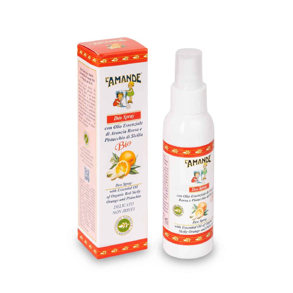 L'amande Deo Spray Arancia rossa e Pistacchio di Sicilia Novità