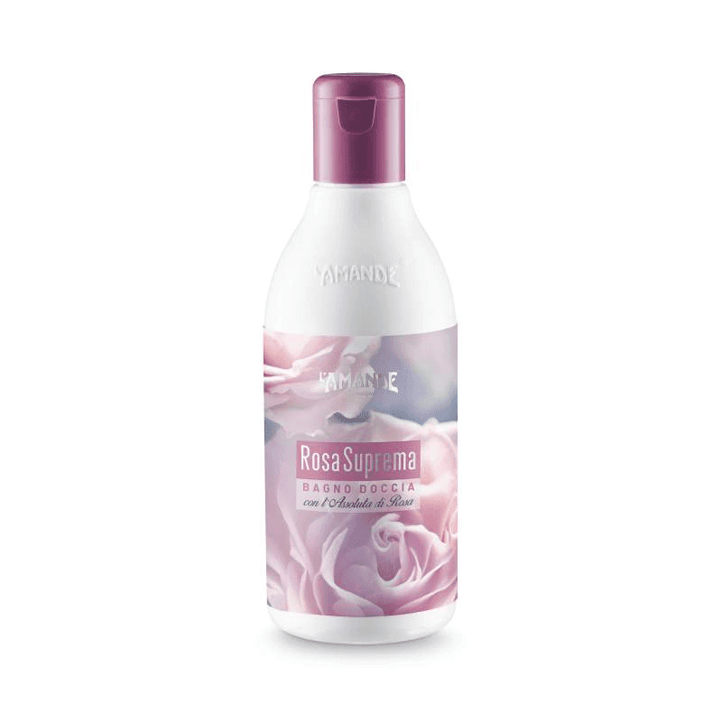 L'amande Bagno doccia Rosa suprema Qualità