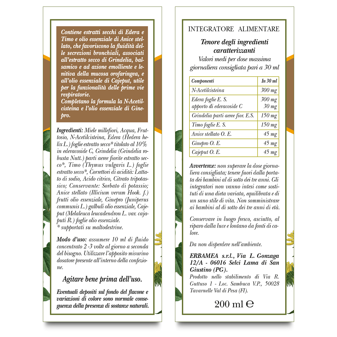 L'erbolario Fluid-Tus Fluido Concentrato Balsamia In Linea