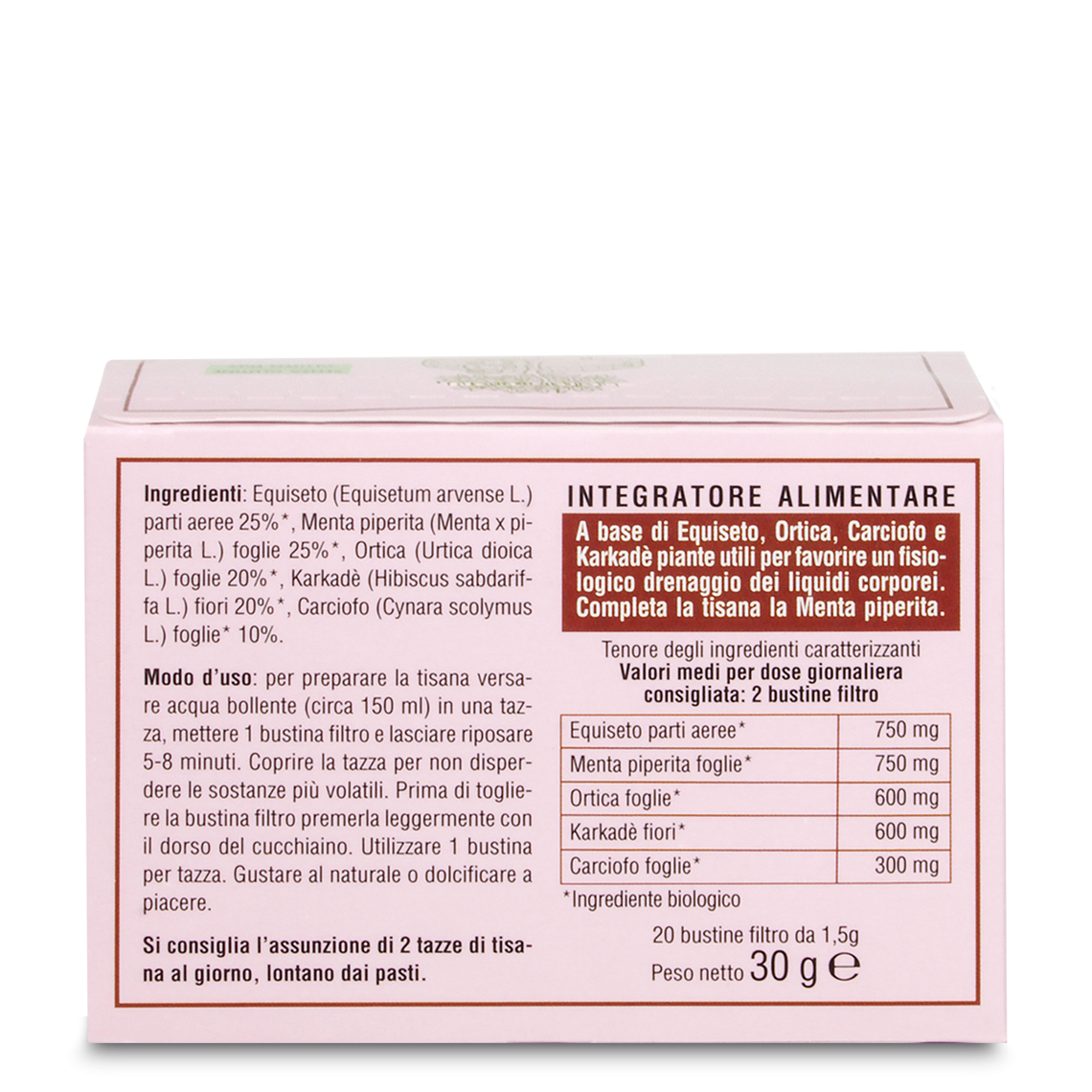 L'erbolario Tisana Biologica Erbaforma Linea Drena Sconto