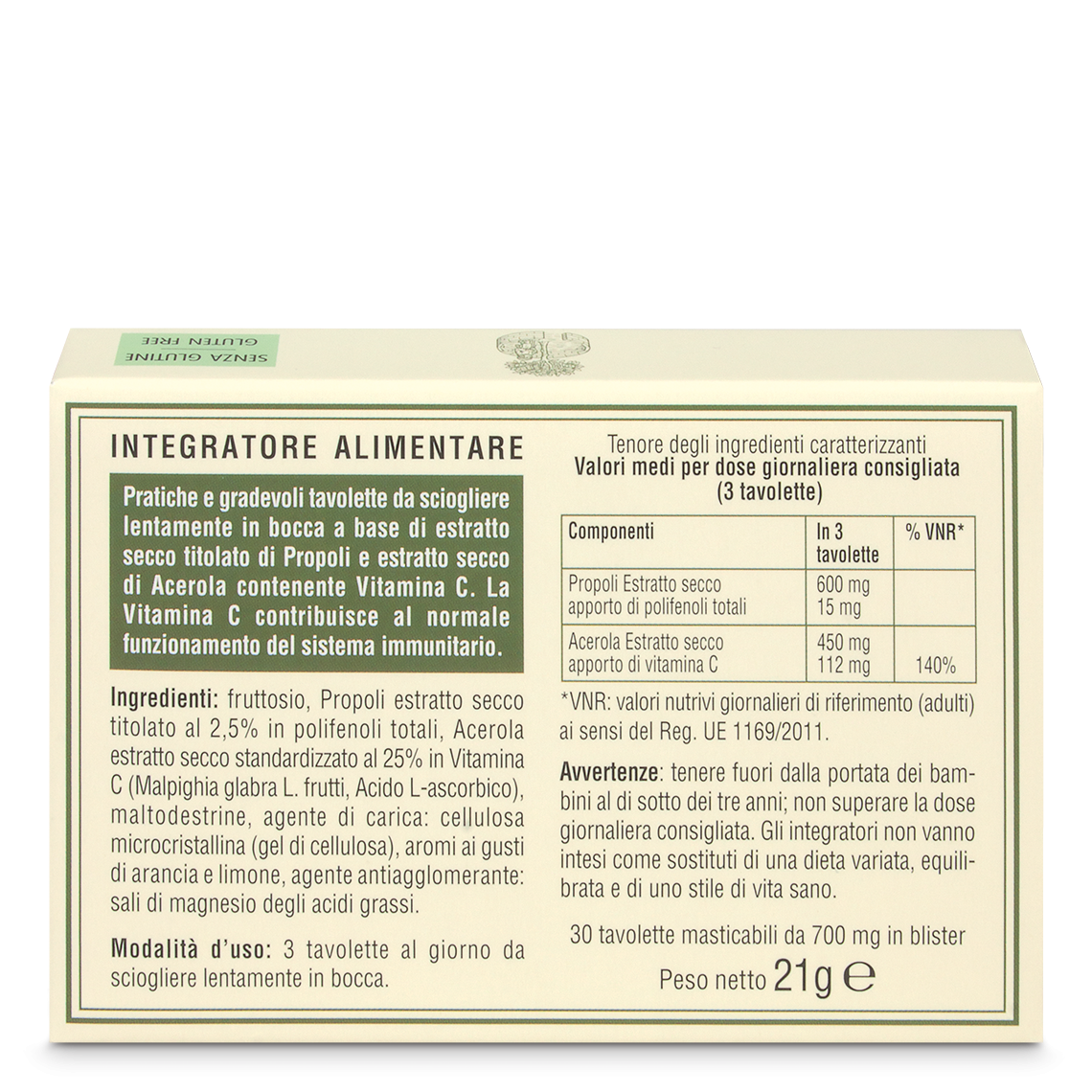 L'erbolario Tavolette masticabili Propoli Titolata In Saldo