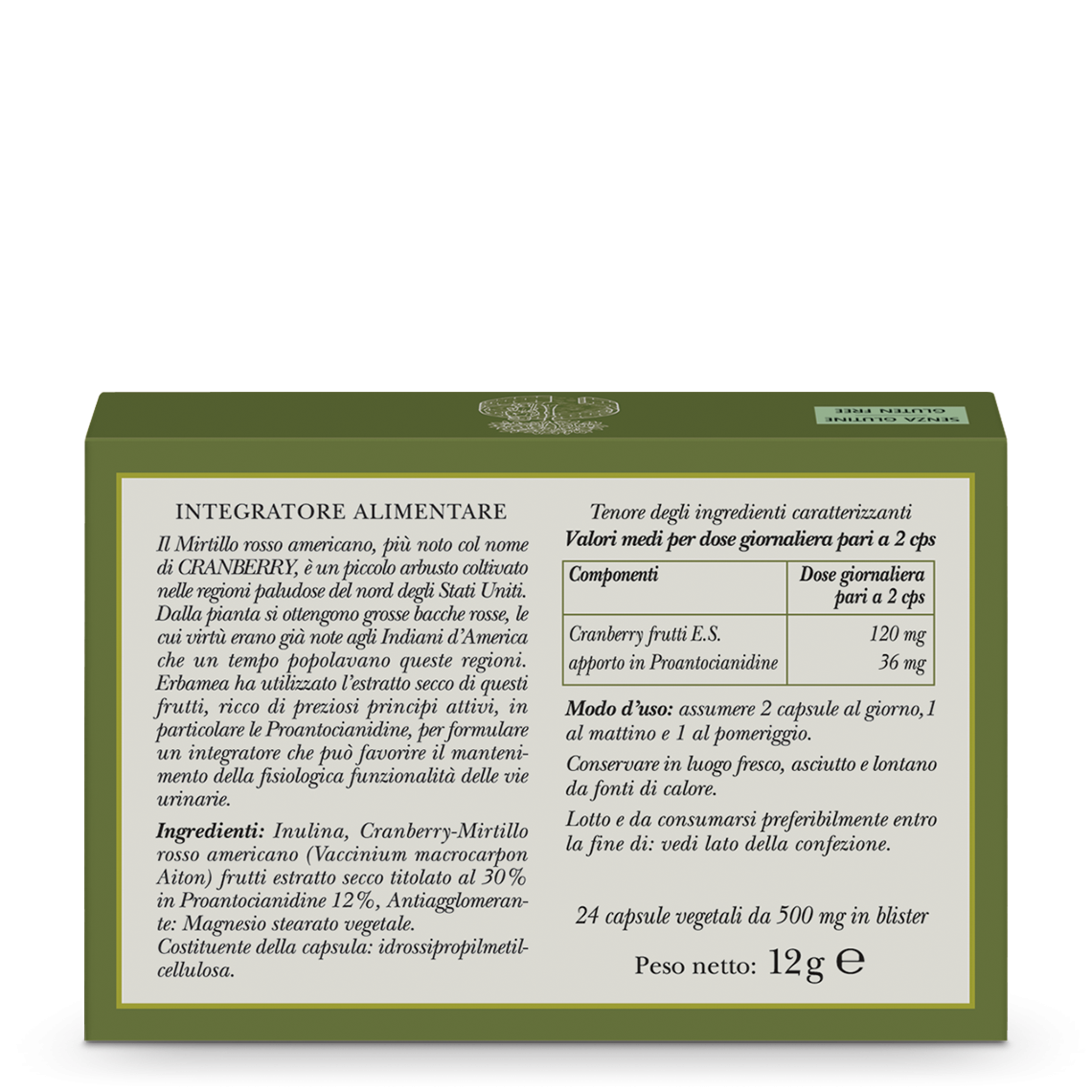 L'erbolario Integratore Cranberry Solo un giorno rimasto