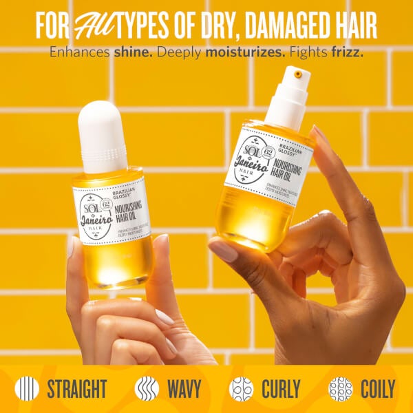 Sol de Janeiro Sol de Janeiro Brazilian Glossy Nourishing Anti-Frizz Hair Oil 58ml Economico