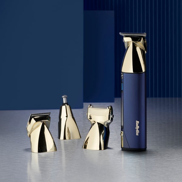 BaByliss BaByliss Super-X Metal Series 15-in-1 Multi Trimmer - Blue Spedizione Gratuita