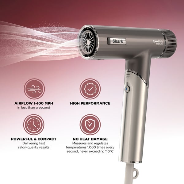 SHARK Shark Beauty SpeedStyle Pro FLEX 4-in-1 High-Velocity Hair Dryer System Pezzi Unici
