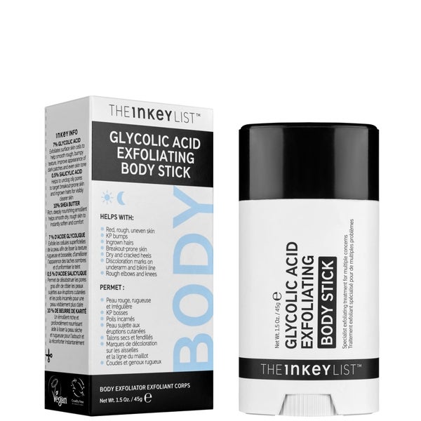 The INKEY List The INKEY List Glycolic Acid Exfoliating Body Stick 45g Novità