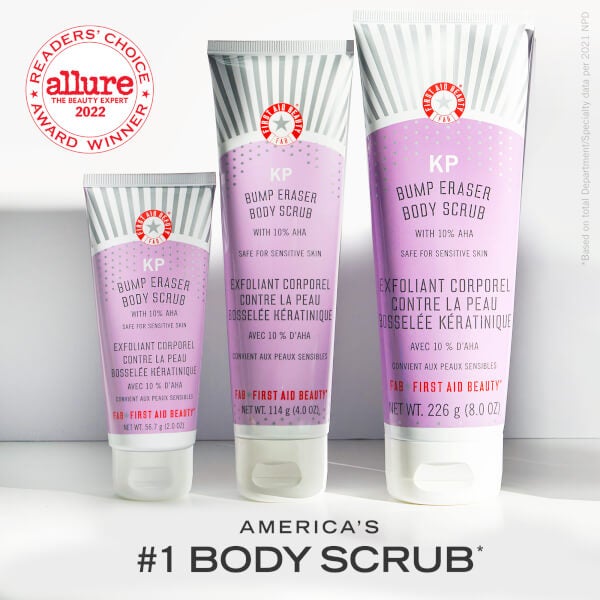 First Aid Beauty First Aid Beauty KP Bump Eraser Body Scrub con 10% AHA 226ml Negozio