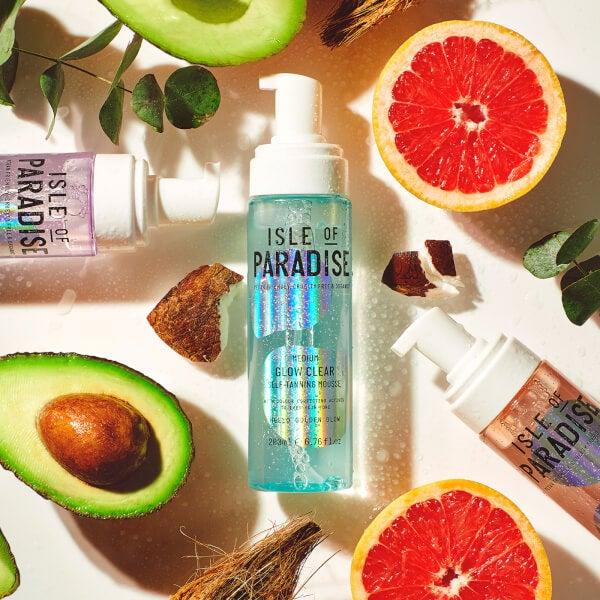 Isle of Paradise Isle of Paradise Glow Clear Self-Tanning Mousse - Medium 200ml Qualità Garantita