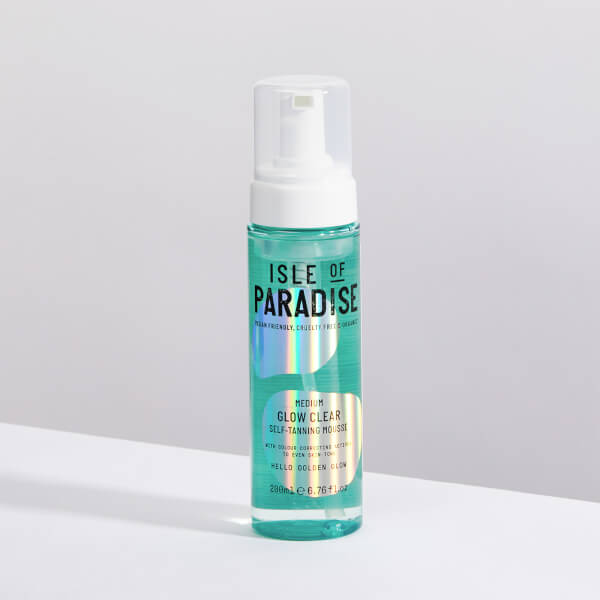 Isle of Paradise Isle of Paradise Glow Clear Self-Tanning Mousse - Medium 200ml Qualità Garantita