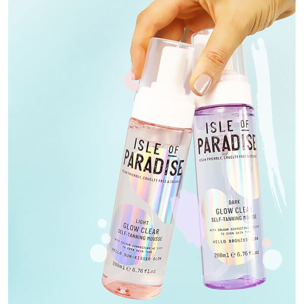 Isle of Paradise Mousse Autoabbronzante Glow Clear Isle of Paradise- Scuro 200ml Hotsell