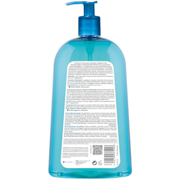 Bioderma Bioderma Atoderm Gel Douche Gel-doccia ultra-delicato senza sapone Pelle normale e sensibile Nuovo