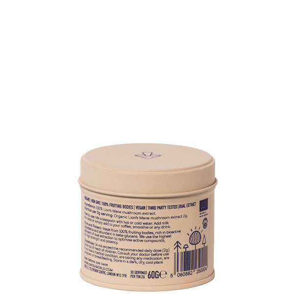 DIRTEA DIRTEA Lion's Mane Powder - The Focus Mushroom 60g Sottocosto