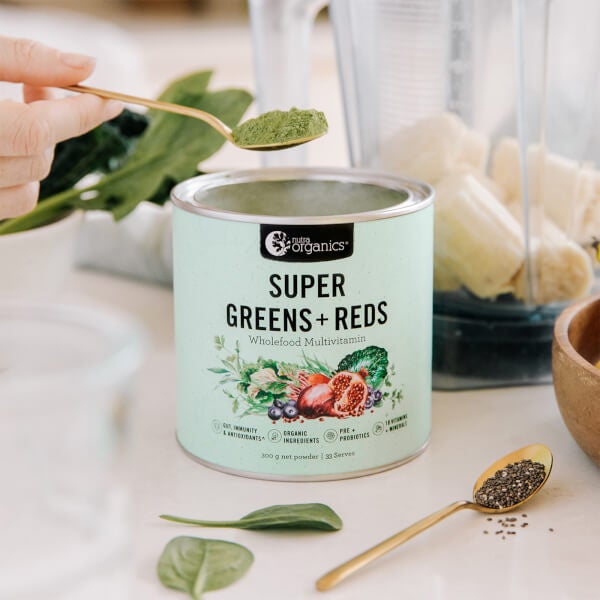 Nutra Organics Nutra Organics Super Greens and Reds 300g Online