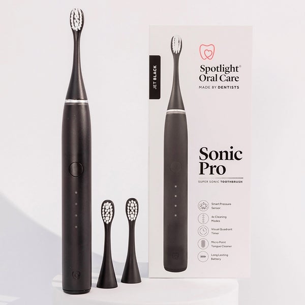 Spotlight Oral Care Spotlight Oral Care Sonic Pro Toothbrush - Jet Black Fino al 65% di sconto