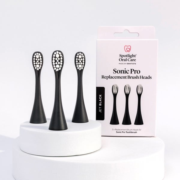 Spotlight Oral Care Spotlight Oral Care Sonic Pro Jet Black Replacement Heads Limitato a 3 giorni
