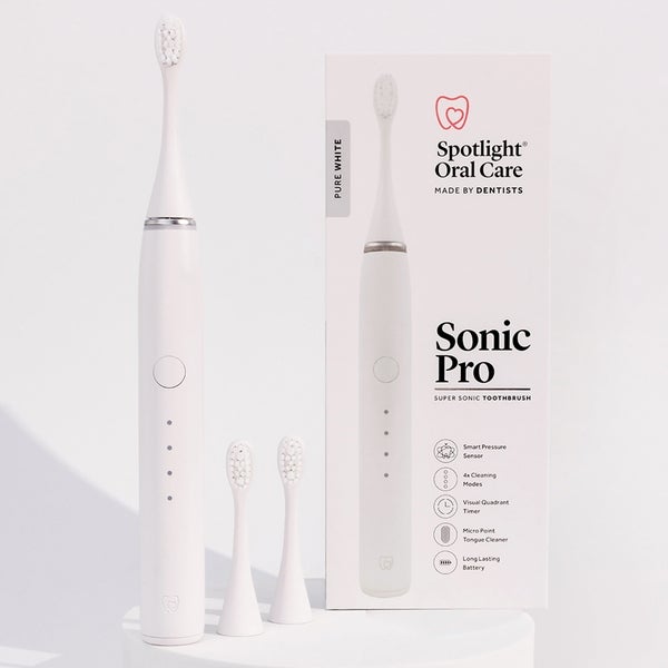 Spotlight Oral Care Spotlight Oral Care Sonic Pro Toothbrush - Pure White In vendita