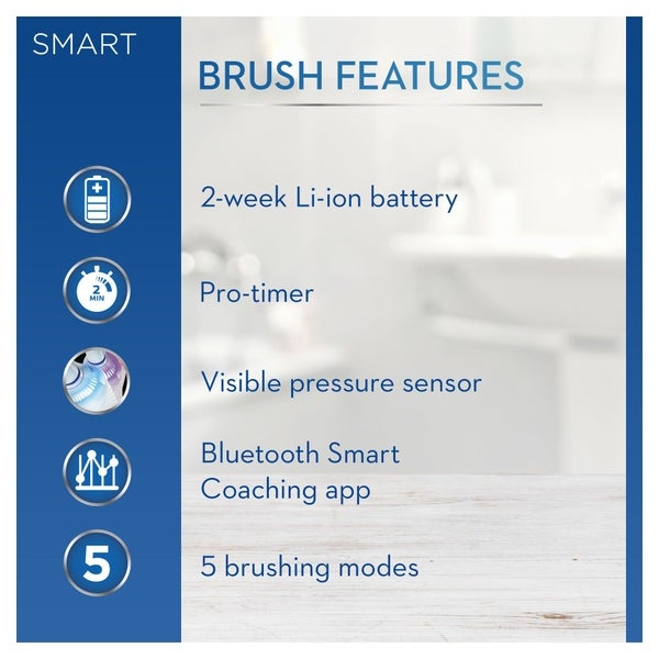 Oral-B Oral B Smart 6 - 6000N - Black Electric Toothbrush Designed by Braun Promozione