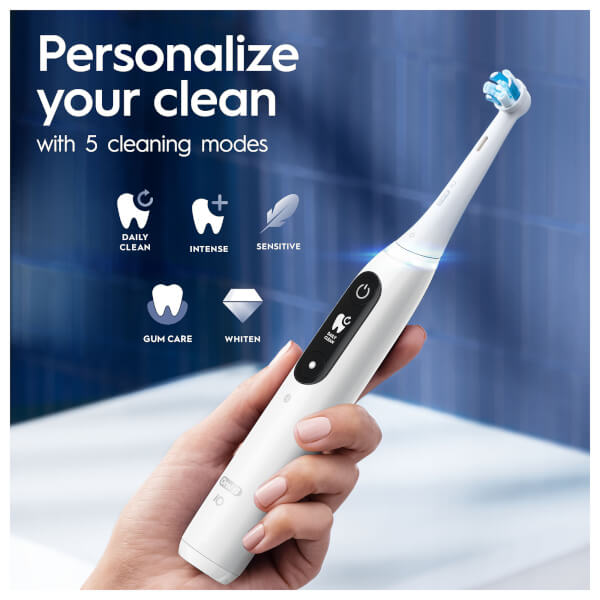 Oral B Oral B iO7 White Electric Toothbrush with Travel Case Pezzi Unici