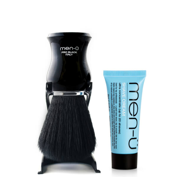men-u men-ü pennello da barba professionale nero Saldi