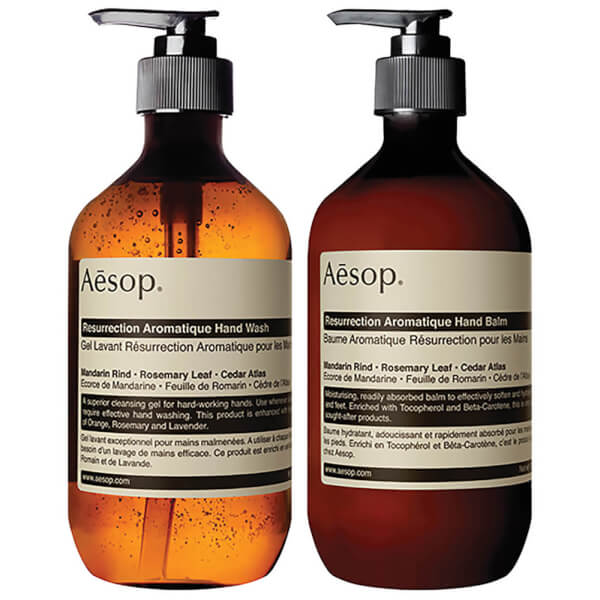 Aesop Aesop Resurrection Hand Cleanser and Balm Duet 50% di sconto con spedizione gratuita