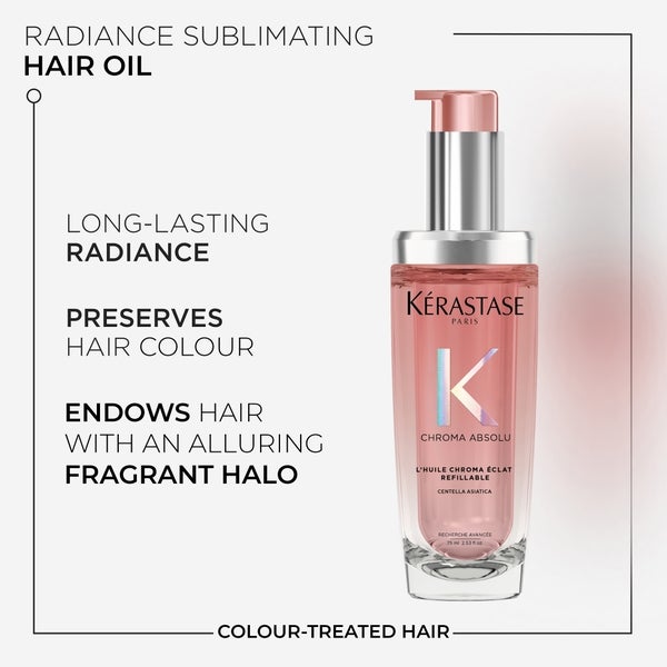 Kerastase Kérastase Chroma Absolu Refillable Hair Oil 75ml And 30ml Duo For Colour Treated Hair Qualità Garantita