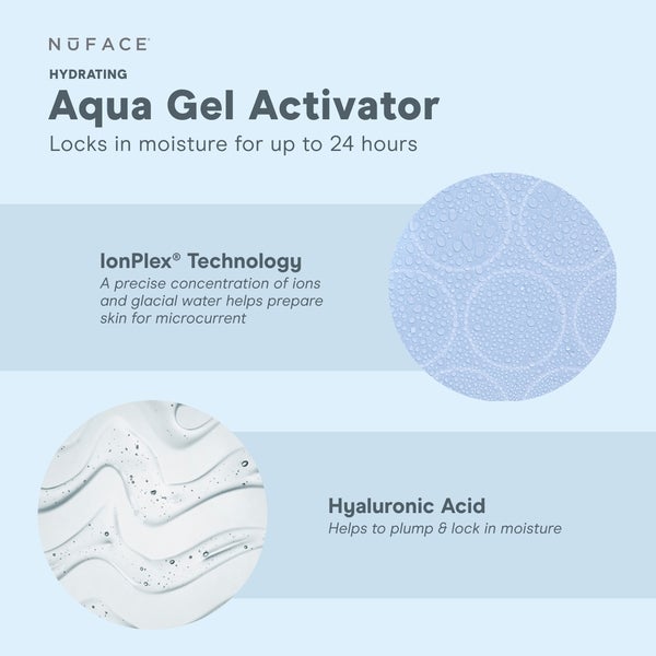 NuFACE Gel Aqua Hydrating NuFACE 296ml Fino al 55% di sconto