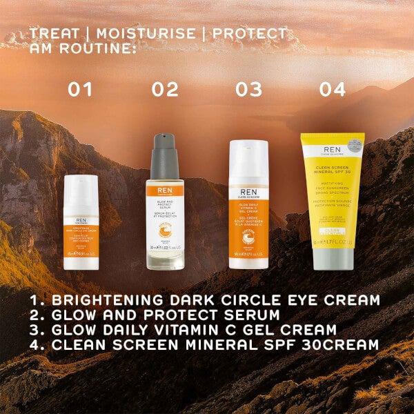 REN Clean Skincare REN Clean Skincare Glow and Protect Serum 30ml Moda