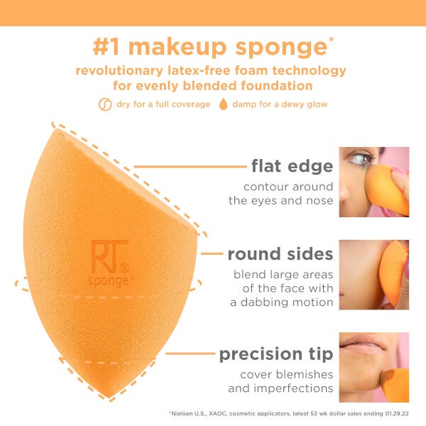 Real Techniques Real Techniques Miracle Complexion Sponge and Case Fino al 65% di sconto