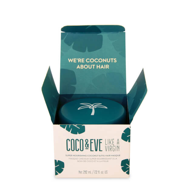 Coco u0026 Eve Coco & Eve Like A Virgin Super Nourishing Coconut & Fig Hair Maschera - 212ml Grandi sconti
