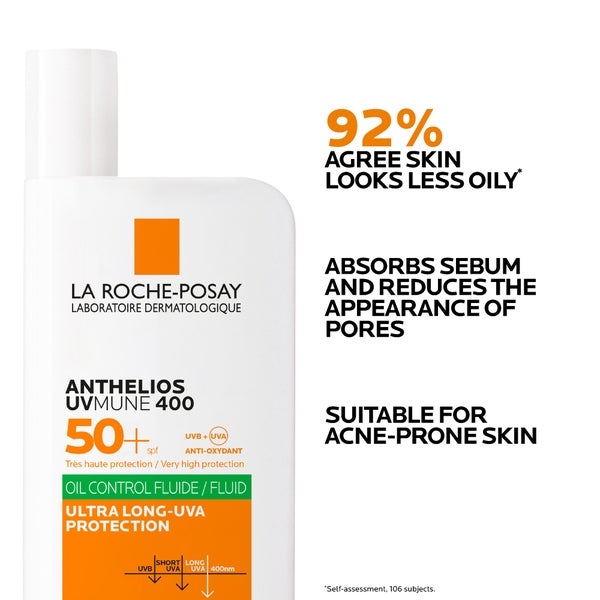 La Roche-Posay La Roche-Posay Anthelios Oil Control Fluid SPF50+ for Oily Blemish-Prone Skin 50ml Prezzo basso