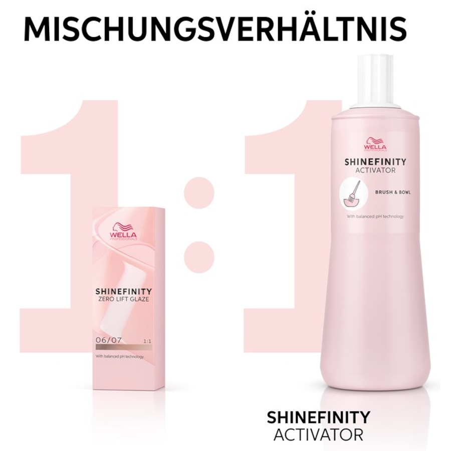 Wella Shinefinity Activator 2% Brush & Bowl Nuova