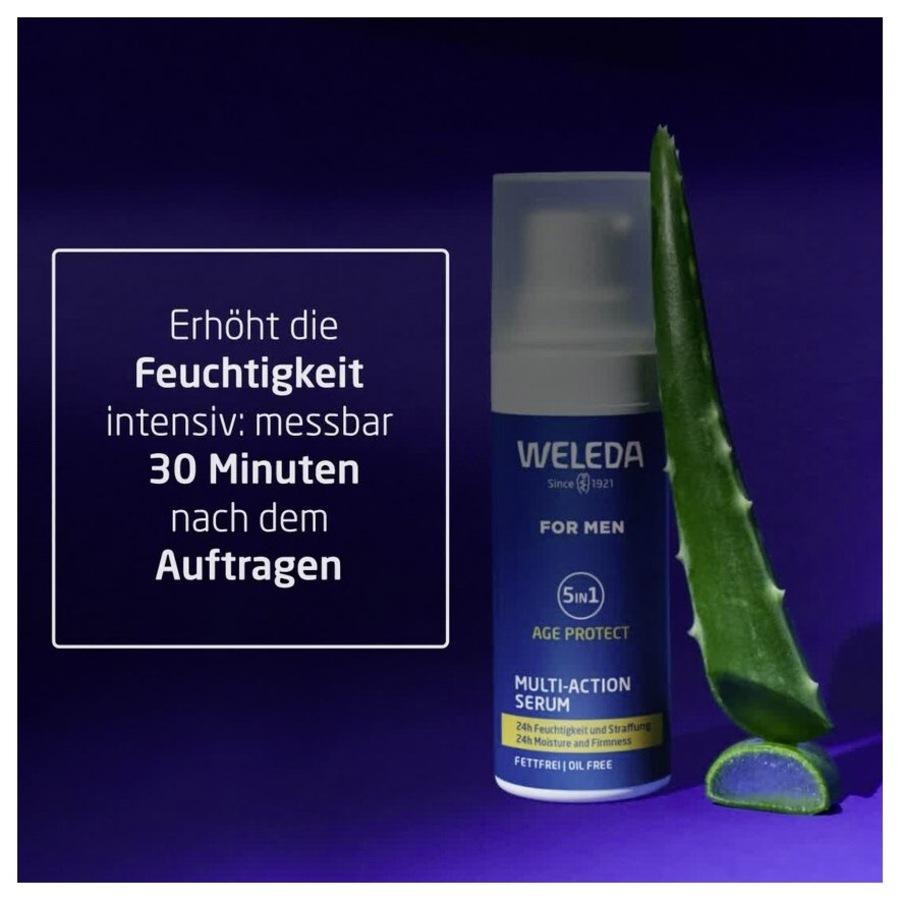 Weleda Cura idratante Siero Multi-Azione 5in1 FOR MEN Smaltimento dello stoccaggio