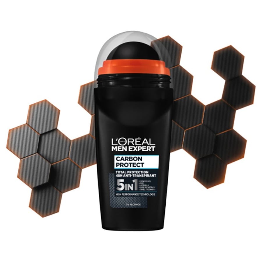 L'Oréal Paris Men Expert Deodoranti Carbon Protect Deodorant Roll-On 4in1 Prezzo Ridotto