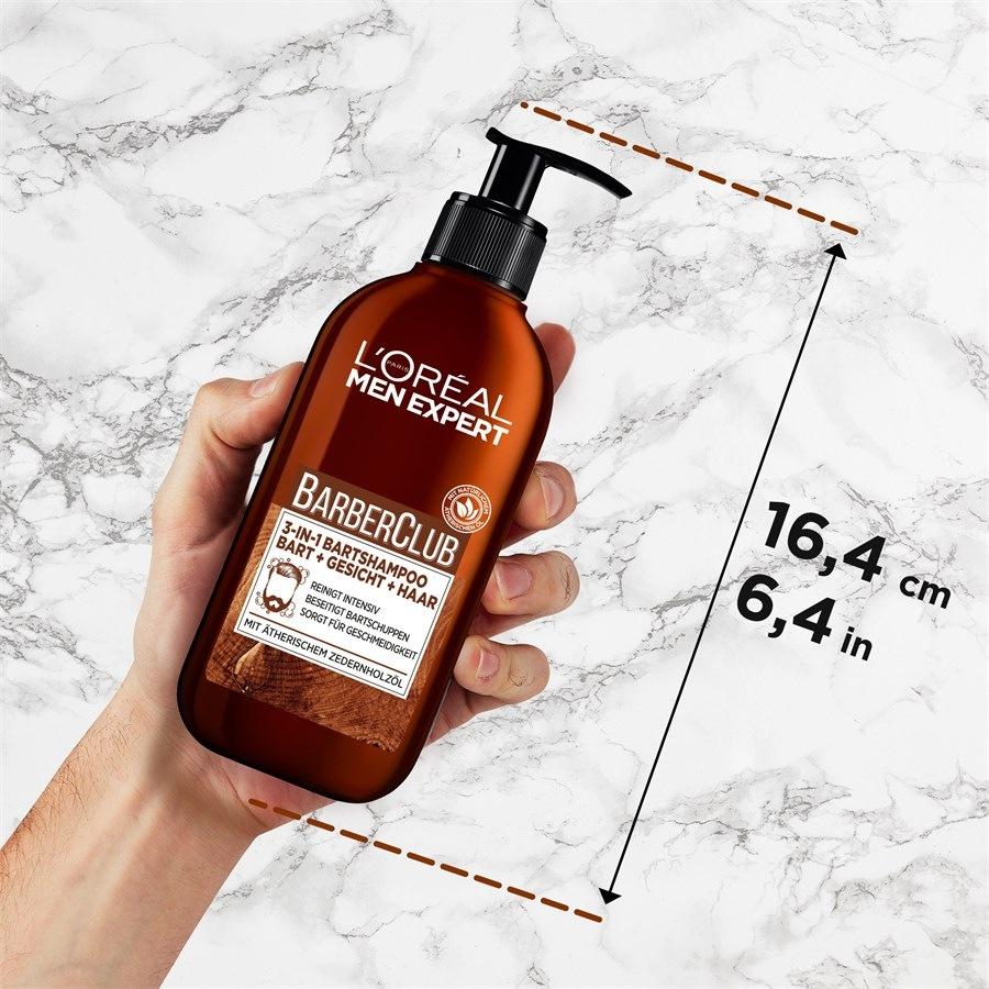 L'Oréal Paris Men Expert Barber Club Shampoo 3In1 barba + viso + capelli Fino al 60% di sconto
