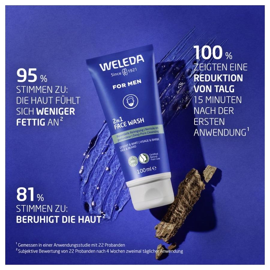 Weleda Pulizia del viso FOR MEN 2in1 Face Wash Only for today