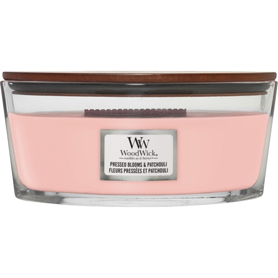 WoodWick Candele profumate Pressed Blooms & Patchouli Vendita Calda
