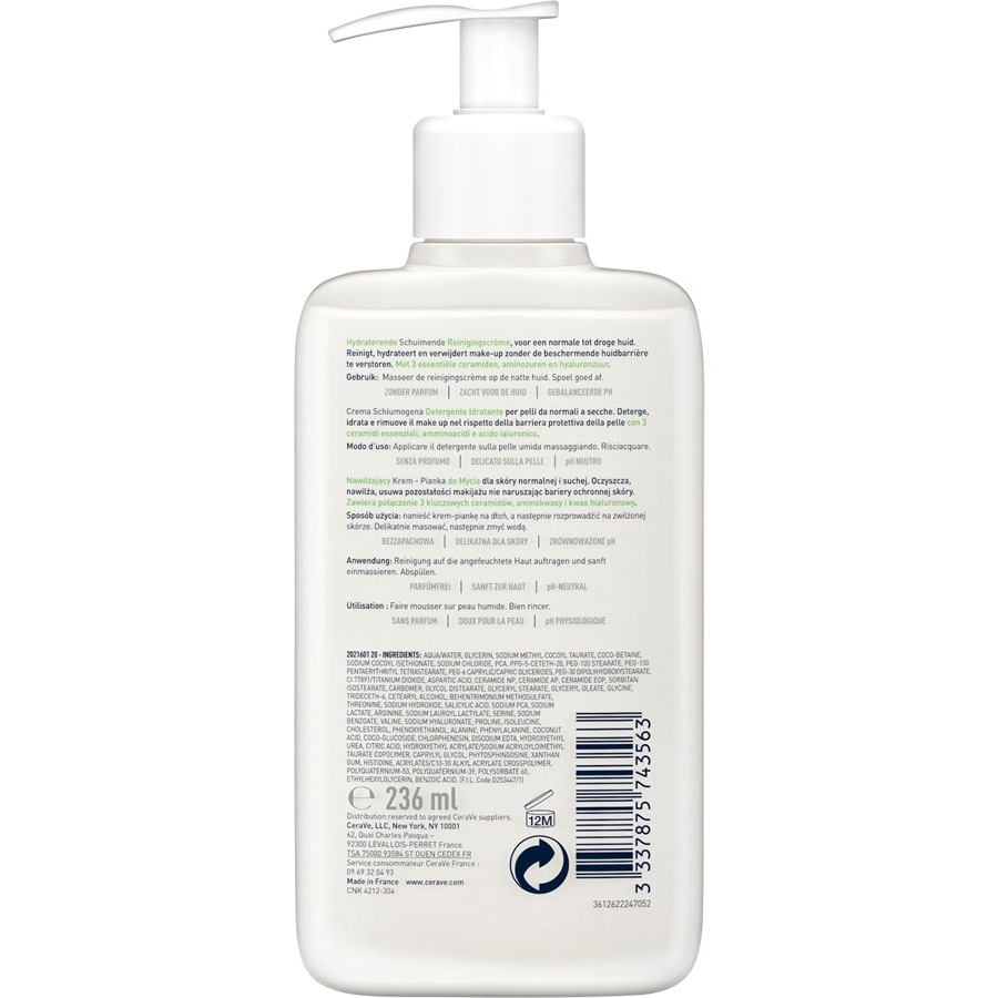 CeraVe Normal to dry skin Cream-schiuma pulizia ACQUISTA ORA