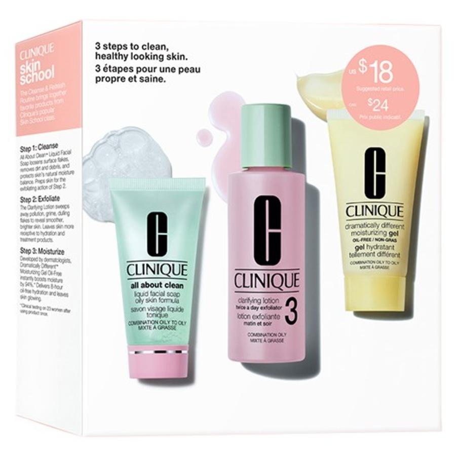 Clinique Sistema di trattamento in 3 fasi Set regalo Enormi sconti