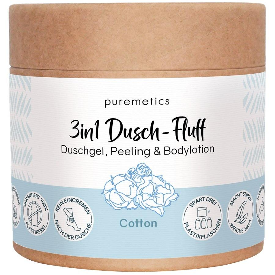 puremetics Peelings & Masks Cotone Mousse doccia 3 in 1 In vendita