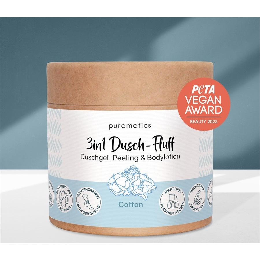 puremetics Peelings & Masks Cotone Mousse doccia 3 in 1 In vendita