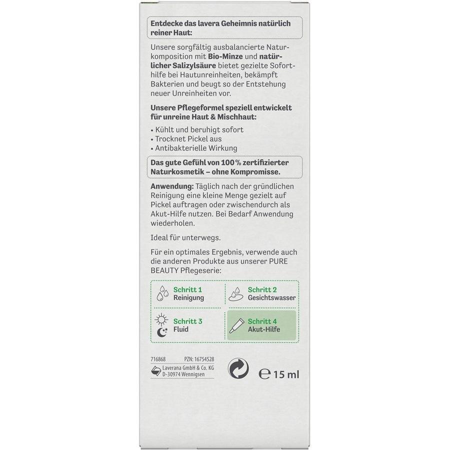 Lavera Pulizia Gel anti-brufoli Pure Beauty Presa