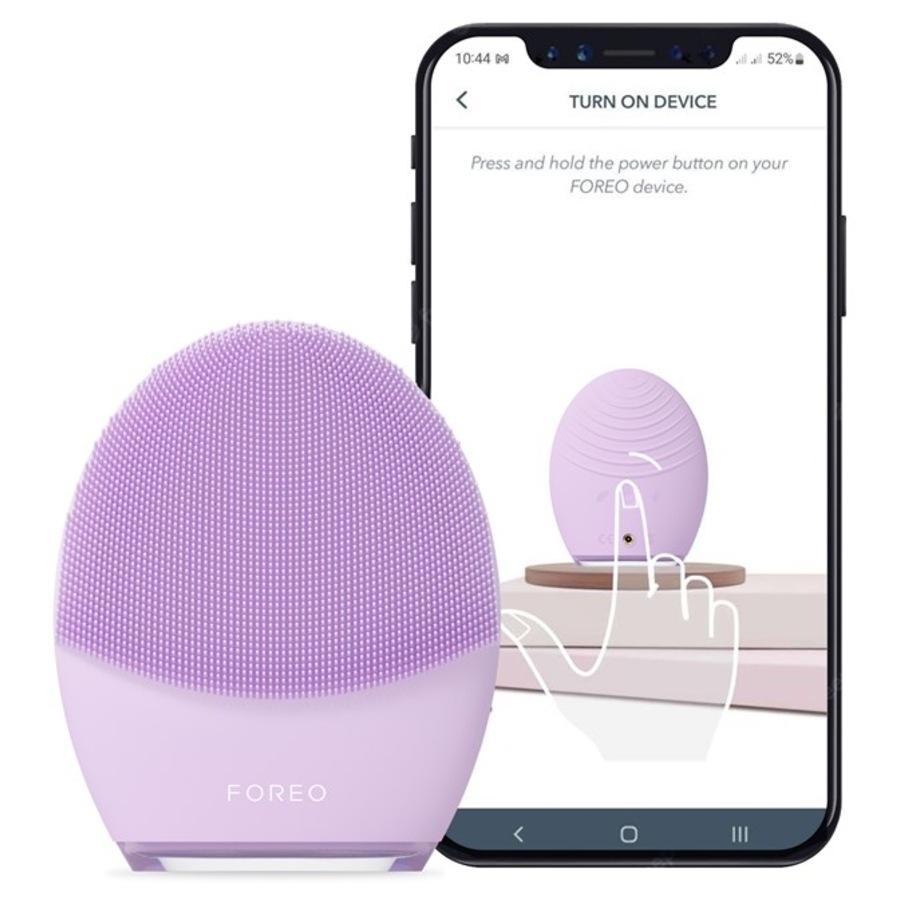 Foreo Spazzole di pulizia LUNA 4 Detergente e massaggiatore viso per pelli sensibili Convenienza