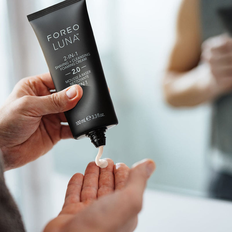 FOREO Micro-schiuma in Crema 2 in 1 per la rasatura e la detersione 20 LUNA (100ml) Offerte stagionali