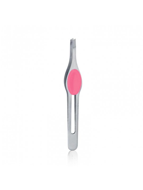 Kost Pinzetta per Sopracciglia Inox con Punta Obliqua
