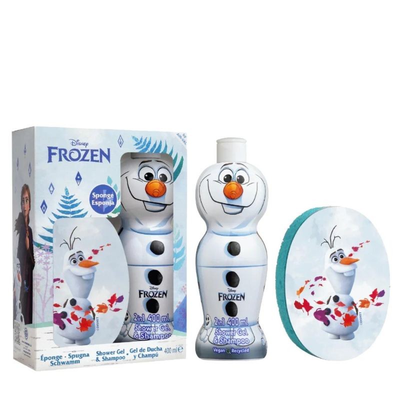 Air Val Frozen Olaf Set Bagno Shower Gel 2in1 + Spugna In vendita