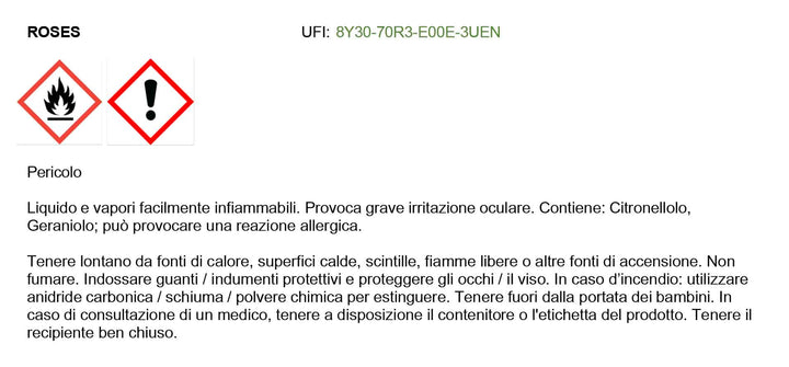 Rudy Profumi Diffusore per Ambiente 250 mL + BacchetteNature&AromeLinea Roses Convenienza