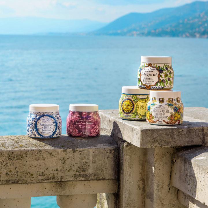 Rudy Profumi Crema Corpo idratante da 450 mLmandarino e fresiaLinea Versilia Consegna Veloce