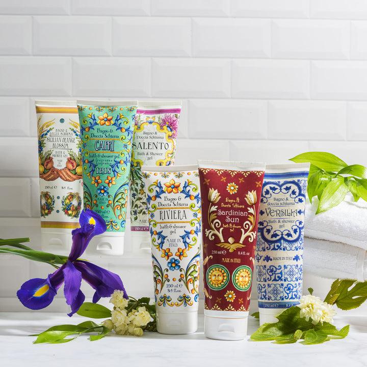 Rudy Profumi Docciaschiuma in Tubo da 250 mLfico nero e rosa biancaLinea Amalfi Fino al 60% di sconto