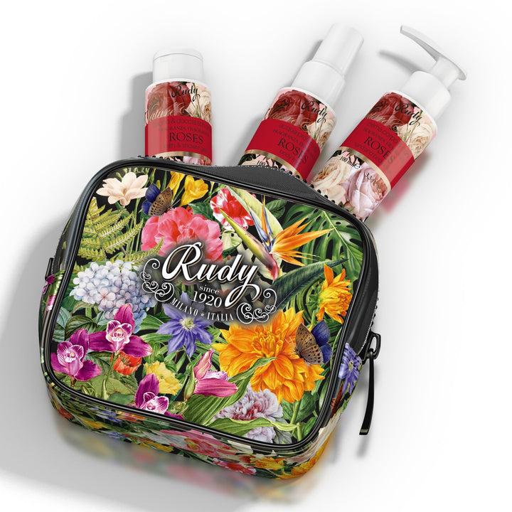 Rudy Profumi Pochette con Bagno & Doccia Schiuma Crema Corpo Acqua Profumata 100 mLNature&AromeLinea Roses Officina